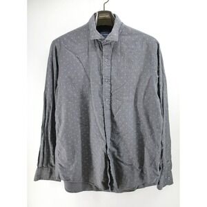Polo Ralph‎ Lauren Button Down Shirt Long Sleeve Mens Large Classic Fit Gray